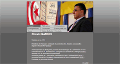 Desktop Screenshot of chawki.gaddes.org